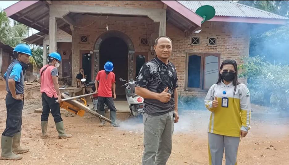 CDO PT. SAI Ilka Iskandar Pantau Langsung Kegiatan Fogging