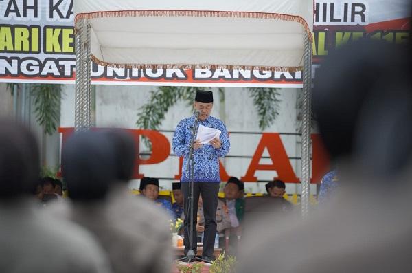 Bupati Rohil sampaikan amanat Menteri Kominfo RI
