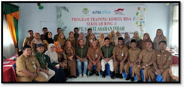 Para guru SD Negeri 007 Ujung Batu  saat mengikuti training komite