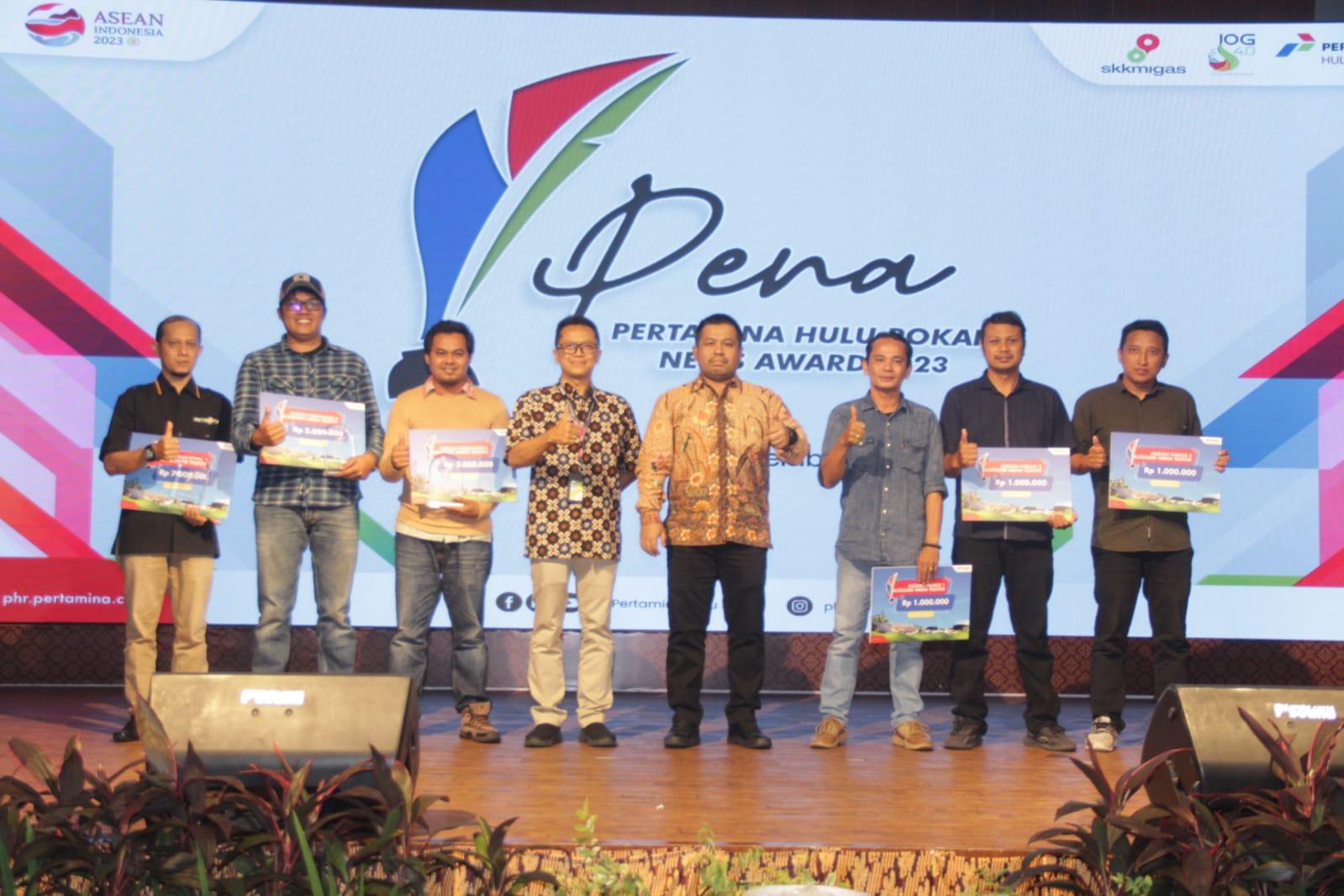 Penganugerahan PENA 2023 yang dilaksanakan di Rumbai Country Club (RCC), Pekanbaru