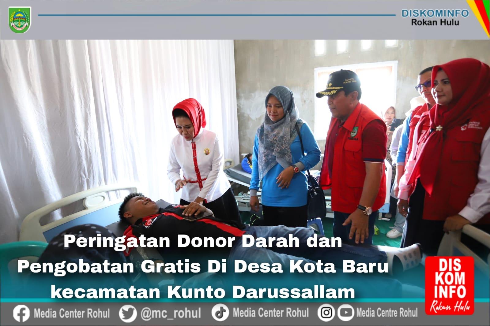 Bupati Sukiman dan Istri pantau pelaksanaan donor darah