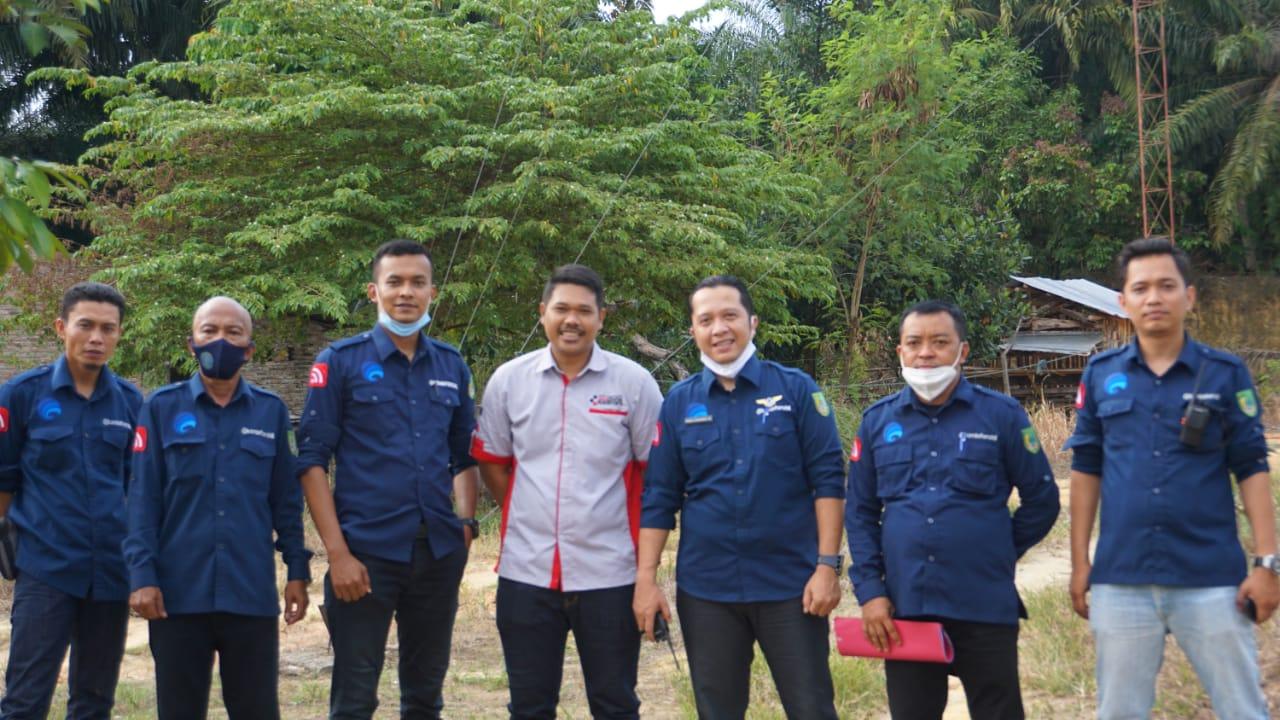 Diskominfotiks Kab.Rohil melakukan sosialisasi lapangan