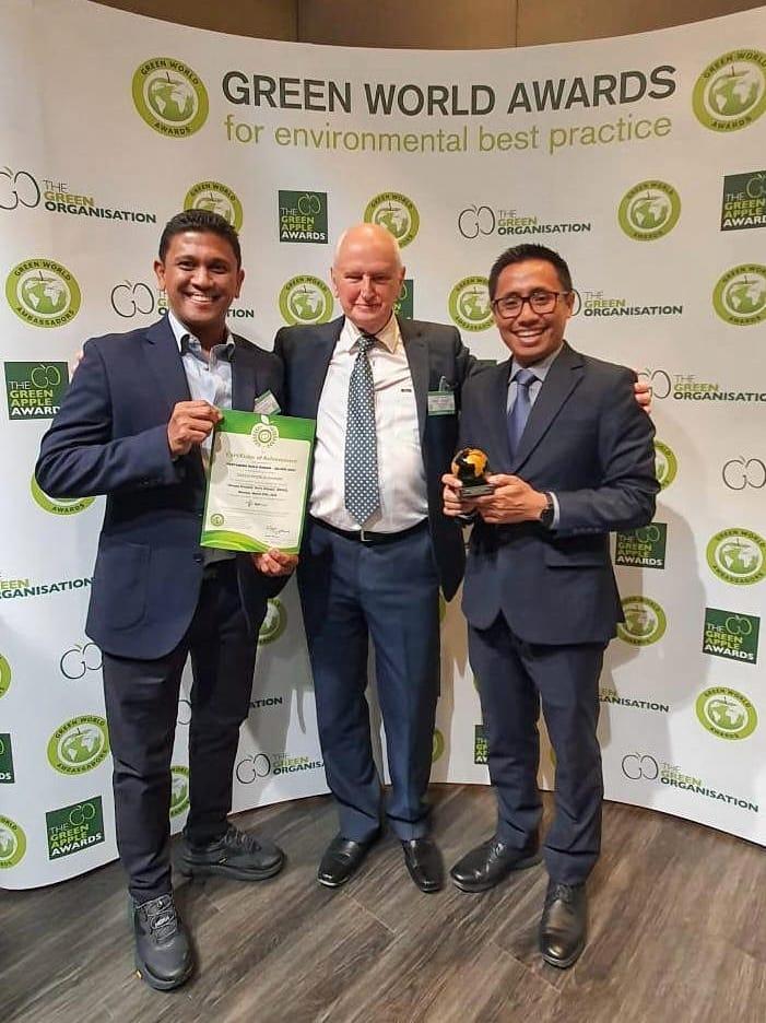 PT. PHR meraih Green World Environment Award 2024. Penganugerahan tersebut diserahkan CEO The Green Organization Robert Wolen dan diterima oleh Manager CSR PHR WK Rokan Pinto Budi Bowo Laksono di Sao Paolo, Brasil