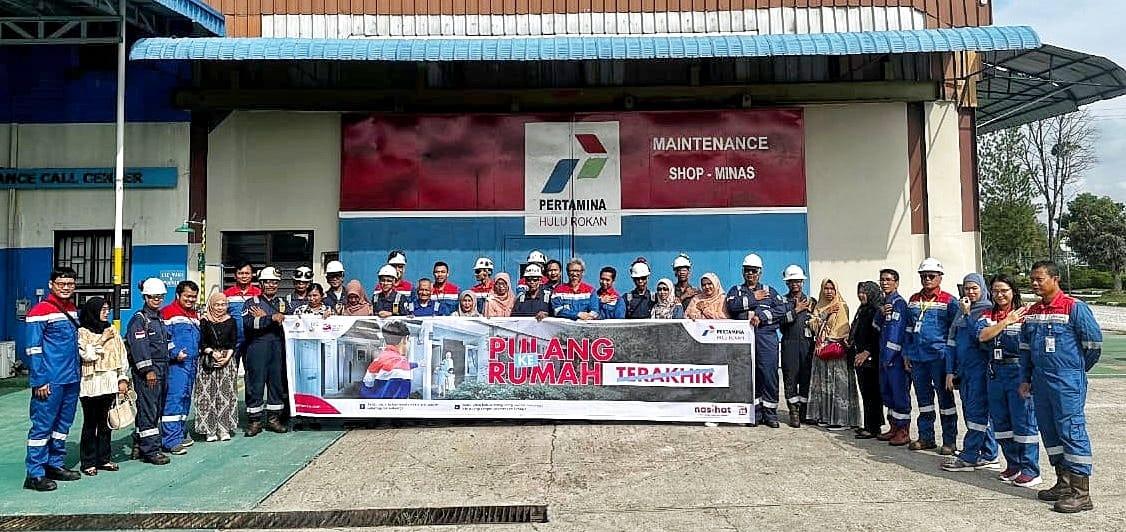 Istri pekerja dan mitra PHR berkunjung ke lokasi