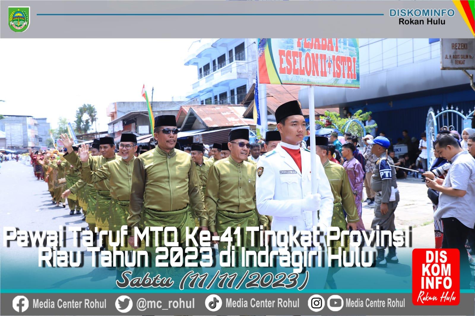 Barisan pawai Ta'aruf Rohul