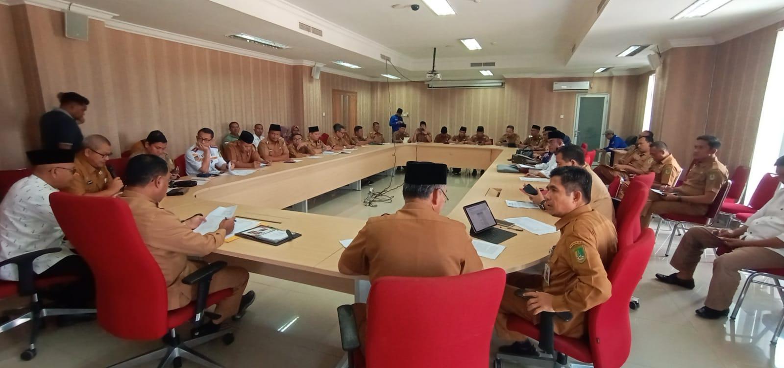 Sekda Rohil pimpin rapat perdana MTQ XLII Dumai