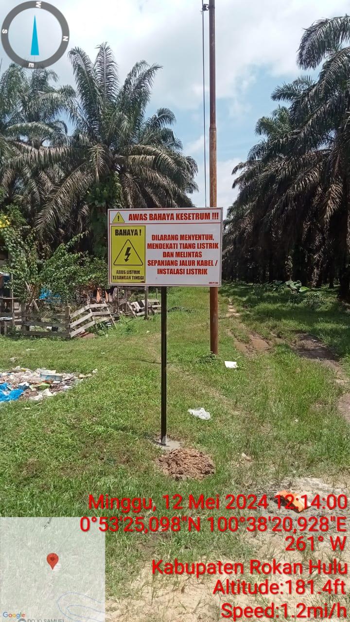 Plang himbauan PT EDI