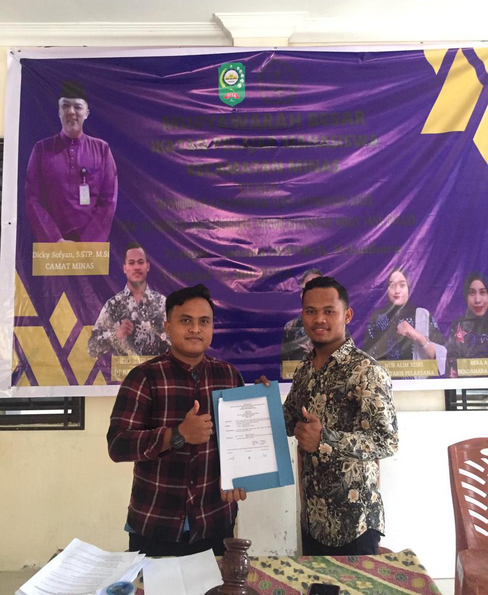 Ketua IPMKM terpilih Rio Saputra
