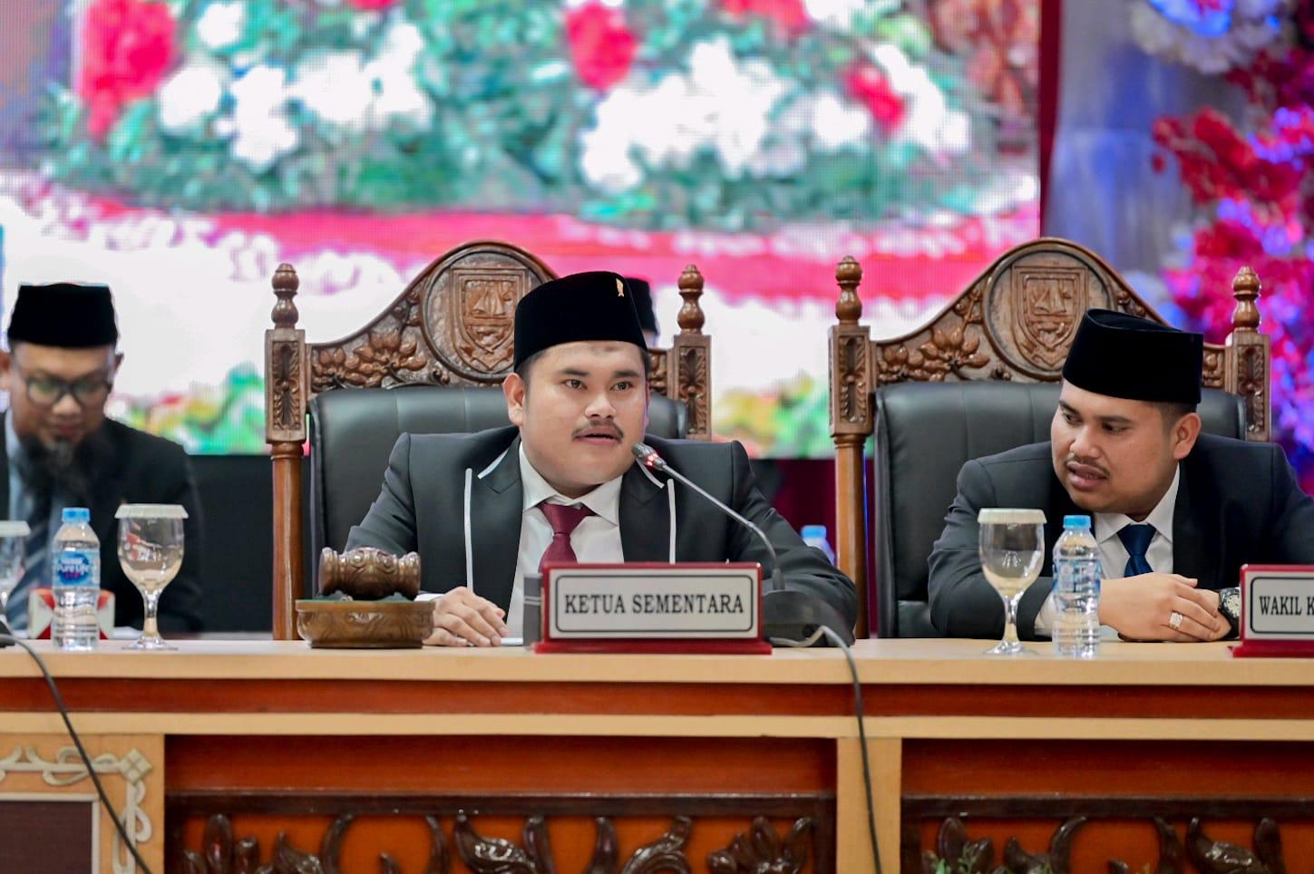 Syaiful Ardi Pimpin Sidang Paripurna Pelantikan 45 Anggota DPRD Bengkalis Periode 2024-2029