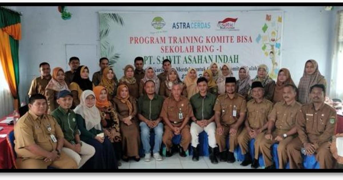 Para guru SD Negeri 007 Ujung Batu  saat mengikuti training komite