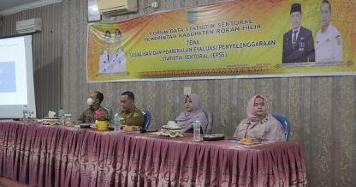Kepala Diskominfotiks Indra Gunawan pimpinkegiatan Forum Data Statistik Sektoral