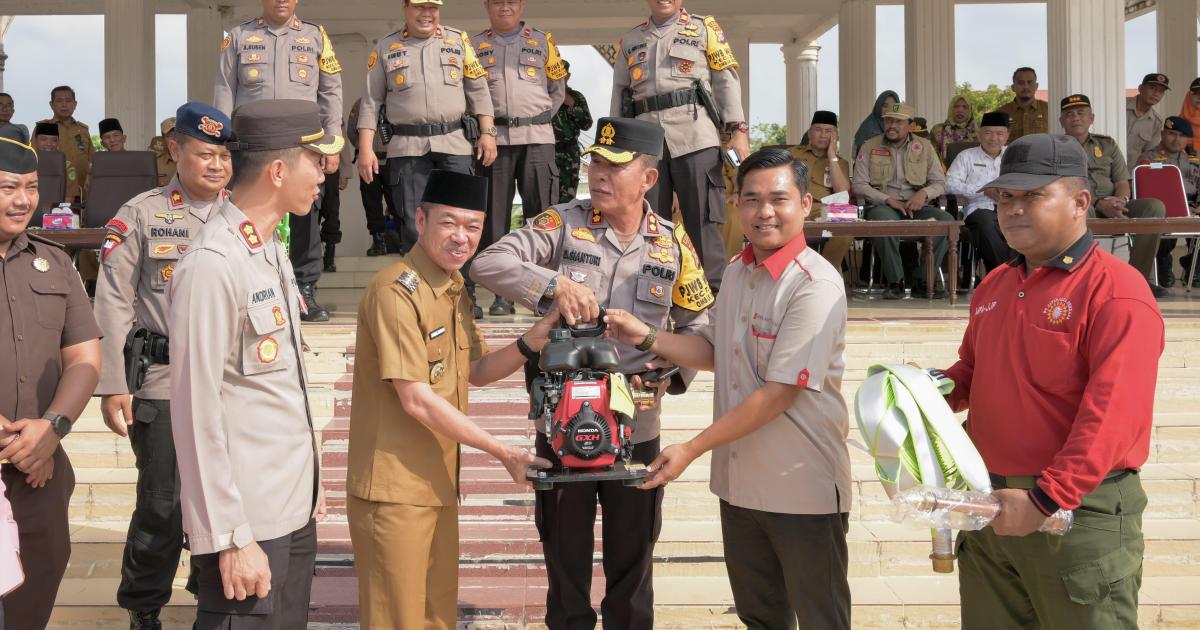 Bupati Afrizal di kegiatan apel siaga Karhutla 2024