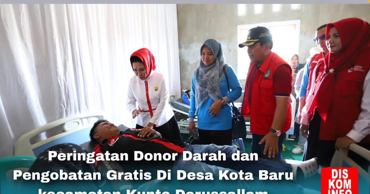 Bupati Sukiman dan Istri pantau pelaksanaan donor darah