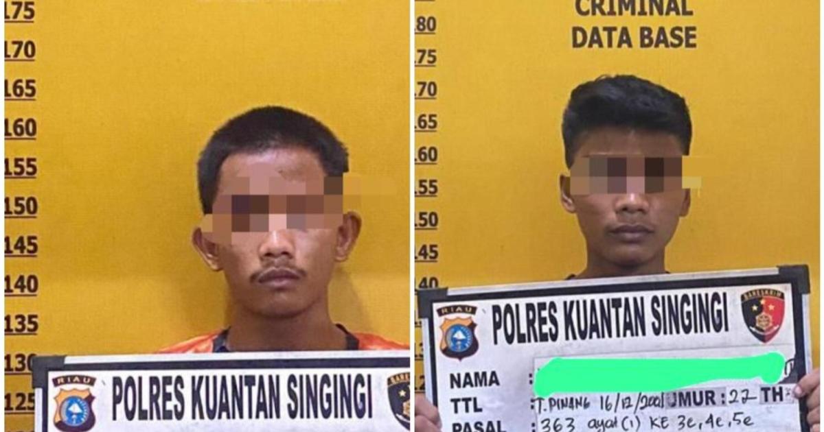 AP dan DS, terduga pelaku pencurian sarang burung walet