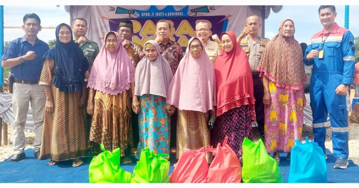 Pasar Murah yang digelar PT PHR di Kecamatan Bangko Pusako Rohil