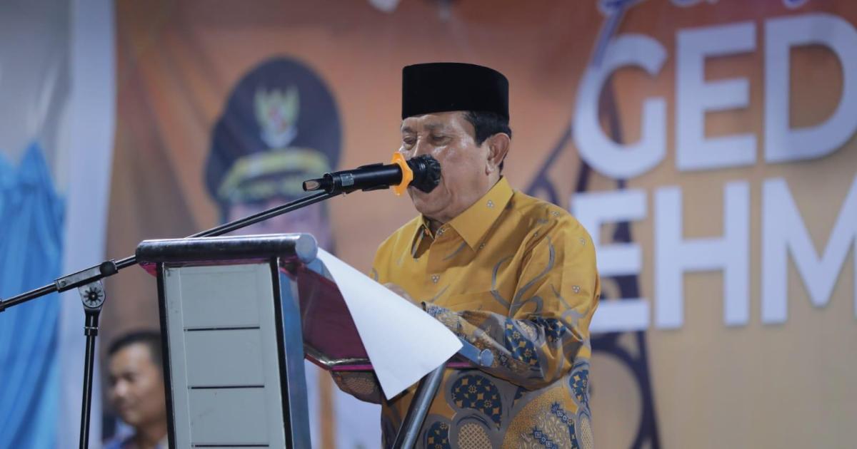 Ketum IKJR Riau H. Sukiman saat memberikan sambutan