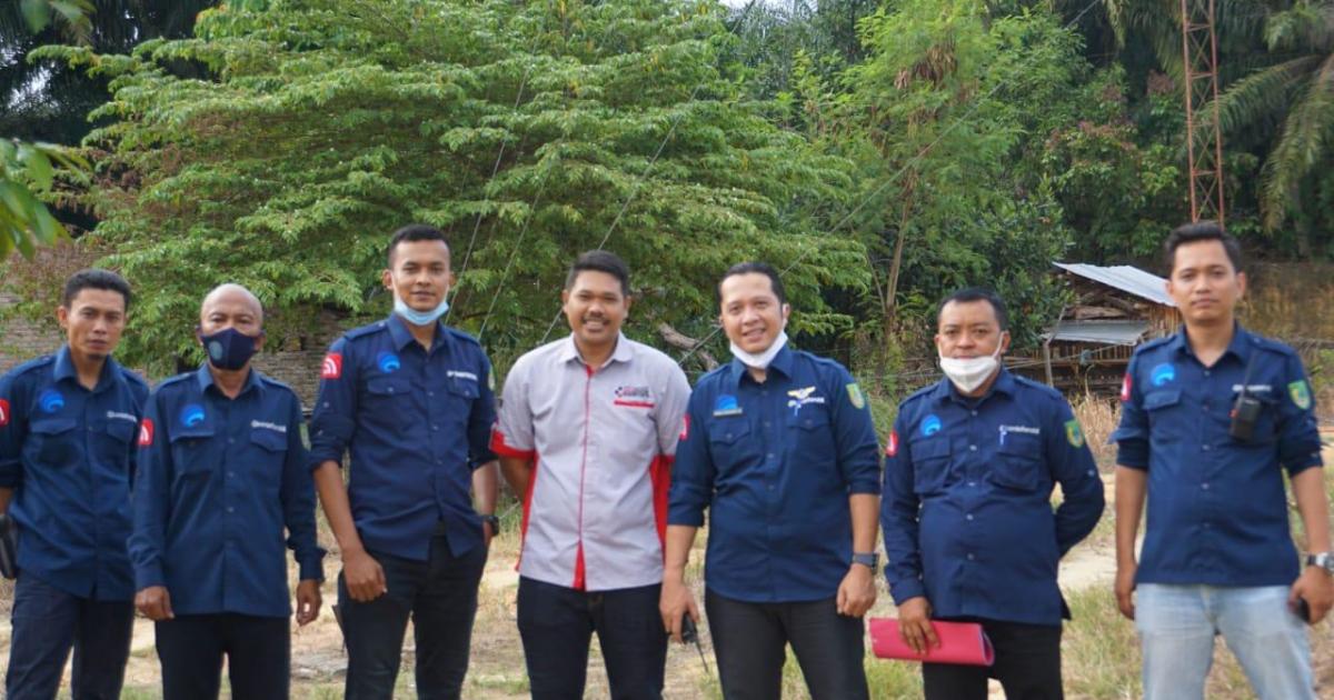 Diskominfotiks Kab.Rohil melakukan sosialisasi lapangan