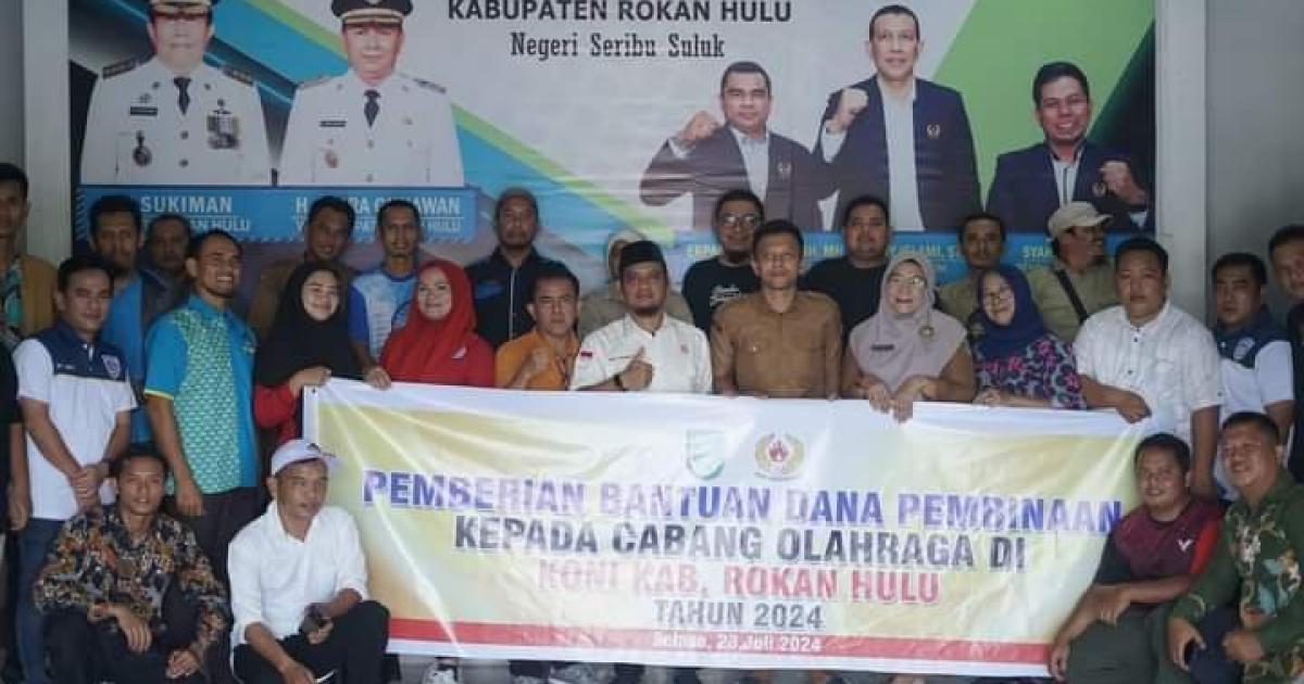 Ketum Andi bersama pengurus Cabor di Rohul