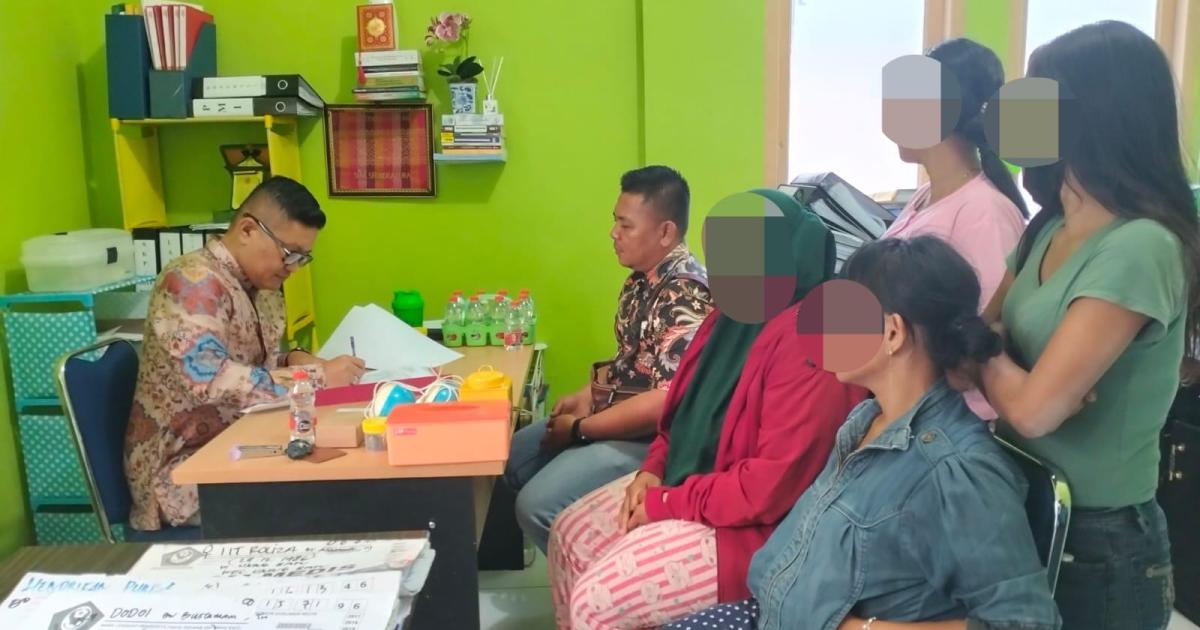 Proses Asesmen Medis terhadap 4 perempuan pemakai sabu-sabu
