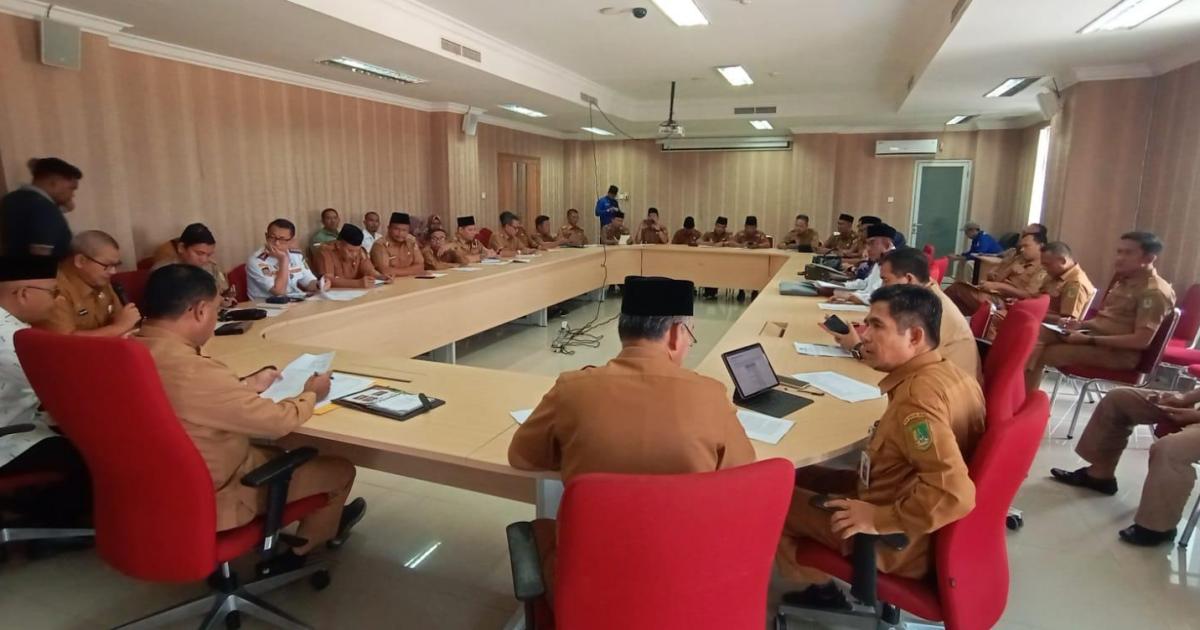 Sekda Rohil pimpin rapat perdana MTQ XLII Dumai