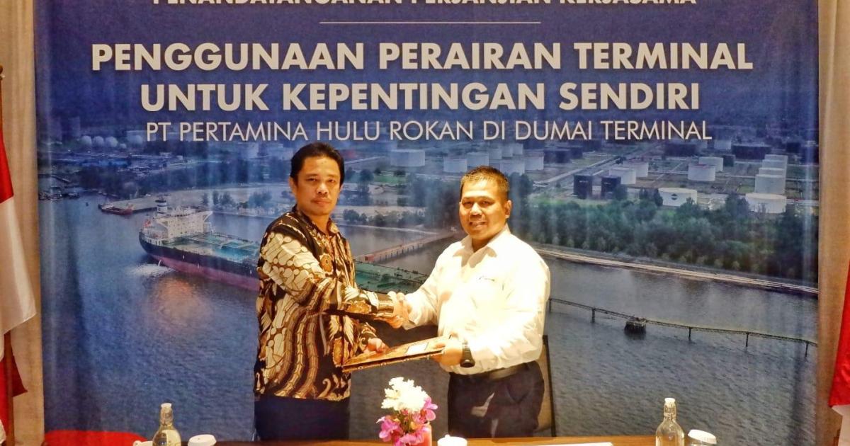 Penandatangan Kerjasama PHR bersama KSOP Kelas I Dumai