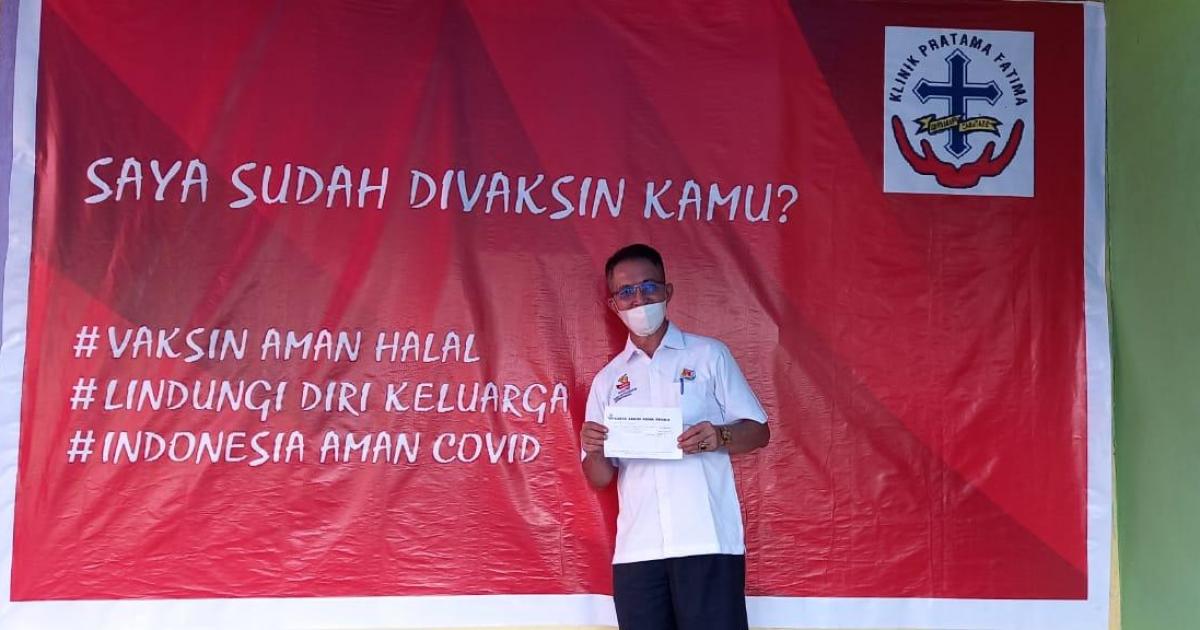 Plt.Kadis Diskominfotiks ikuti vaksin covid-19