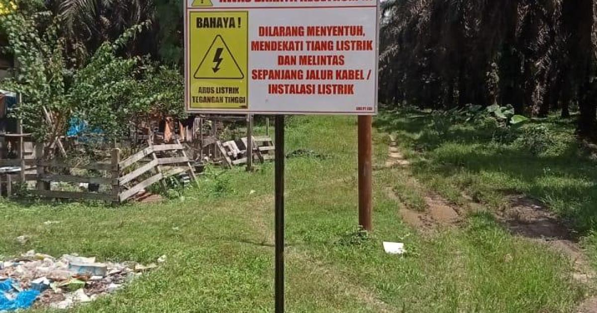 Plang himbauan PT EDI