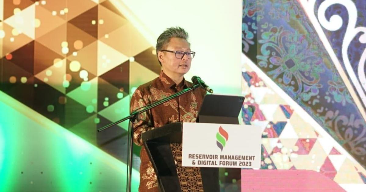 Dirut PT PHR Jaffee Arizon Suardin memberikan pemaparan