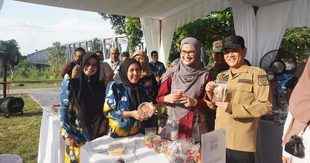 Kegiatan pasar bahan pokok murah di Kampar