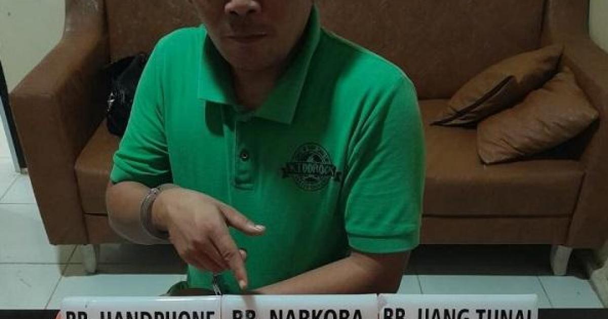 Pemuda inisial JA terduga pemilik paket sabu sabu