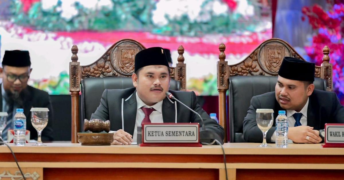 Syaiful Ardi Pimpin Sidang Paripurna Pelantikan 45 Anggota DPRD Bengkalis Periode 2024-2029