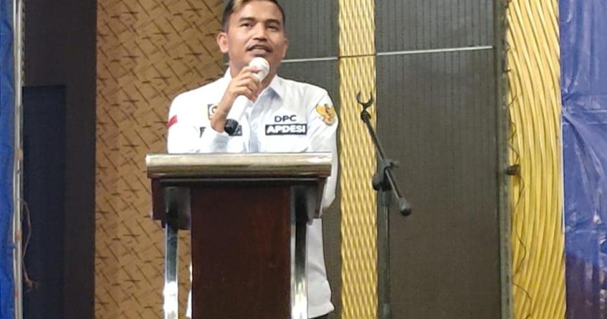 Normal Harahap Ketua APDESI Rohul terpilih