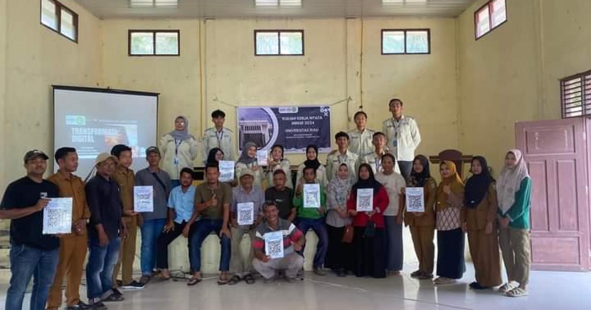 Mahasiswa Kukerta MBKM Fisip UNRI