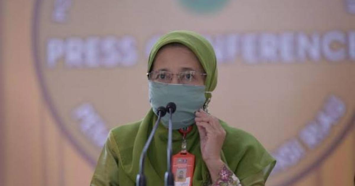 Kepala dinas kesehatan Riau, Mimi Yuliani Nazir.