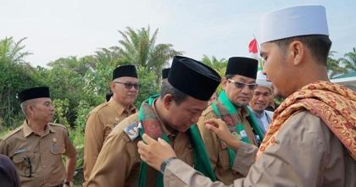Wabup Rohil Disambut pengurus Ponpes As-Sunnah