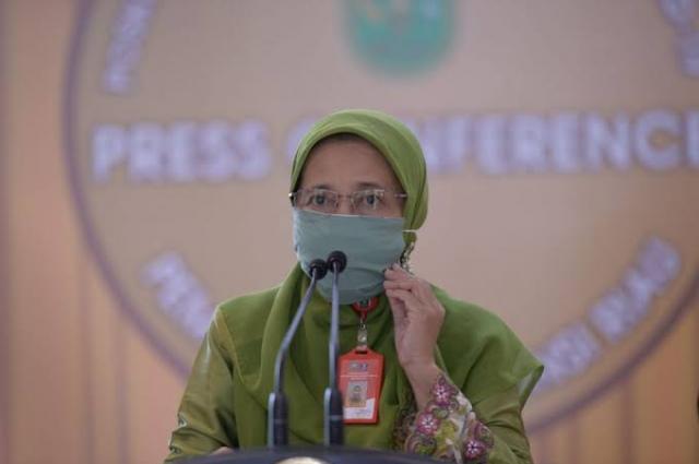 Kepala dinas kesehatan Riau, Mimi Yuliani Nazir.