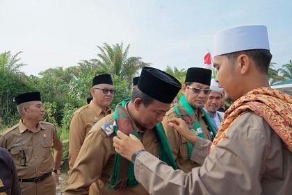 Wabup Rohil Disambut pengurus Ponpes As-Sunnah